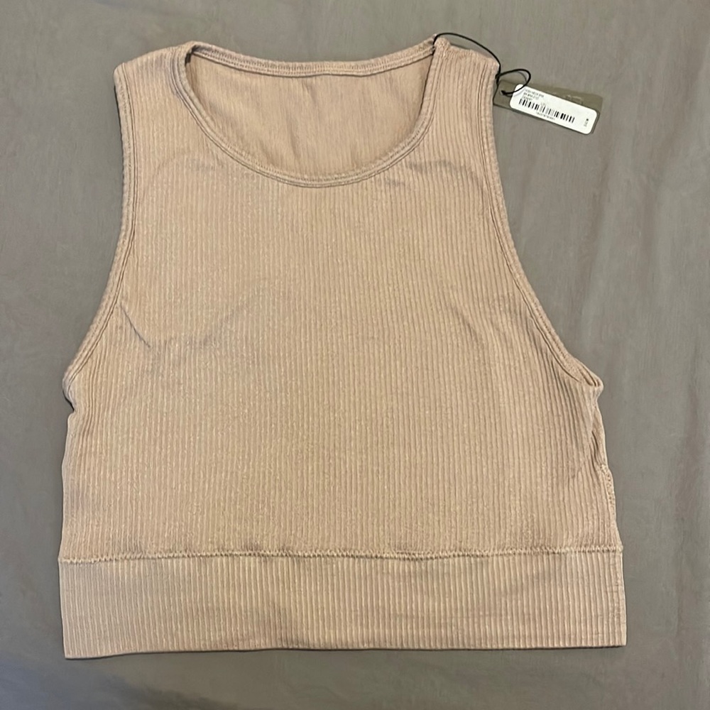 SKIMS STRETCH RIB HIGH NECK BRA